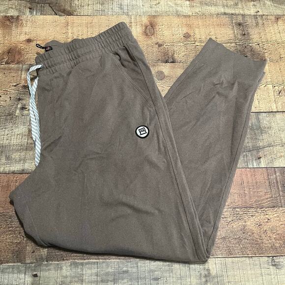Avalanche NWOT Men's Brown Taupe Athleisure Soft Stretch Drawstring Joggers Sz L - Picture 1 of 4